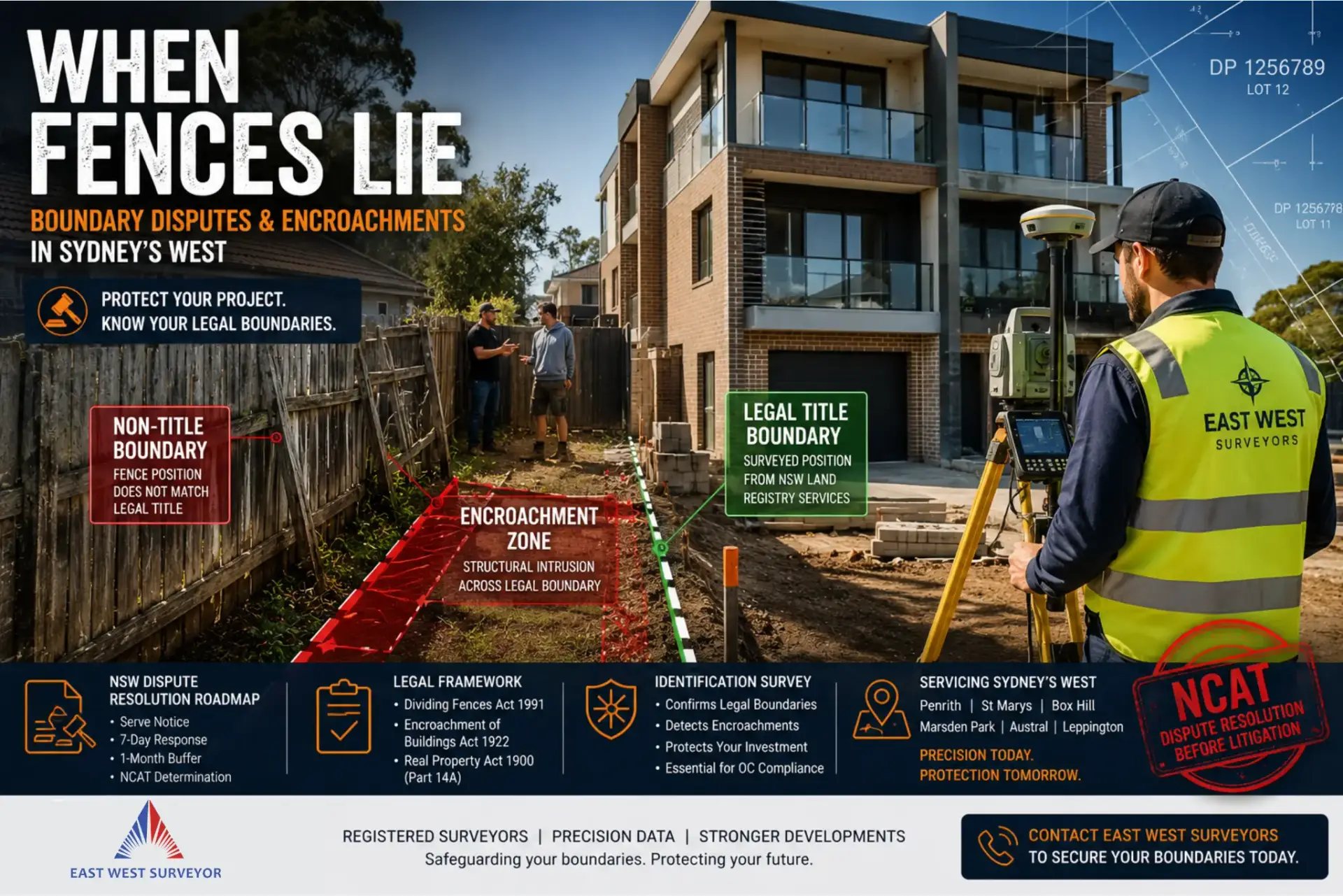 When Fences Lie: Navigating Boundary Disputes and Encroachments in Sydney’s West