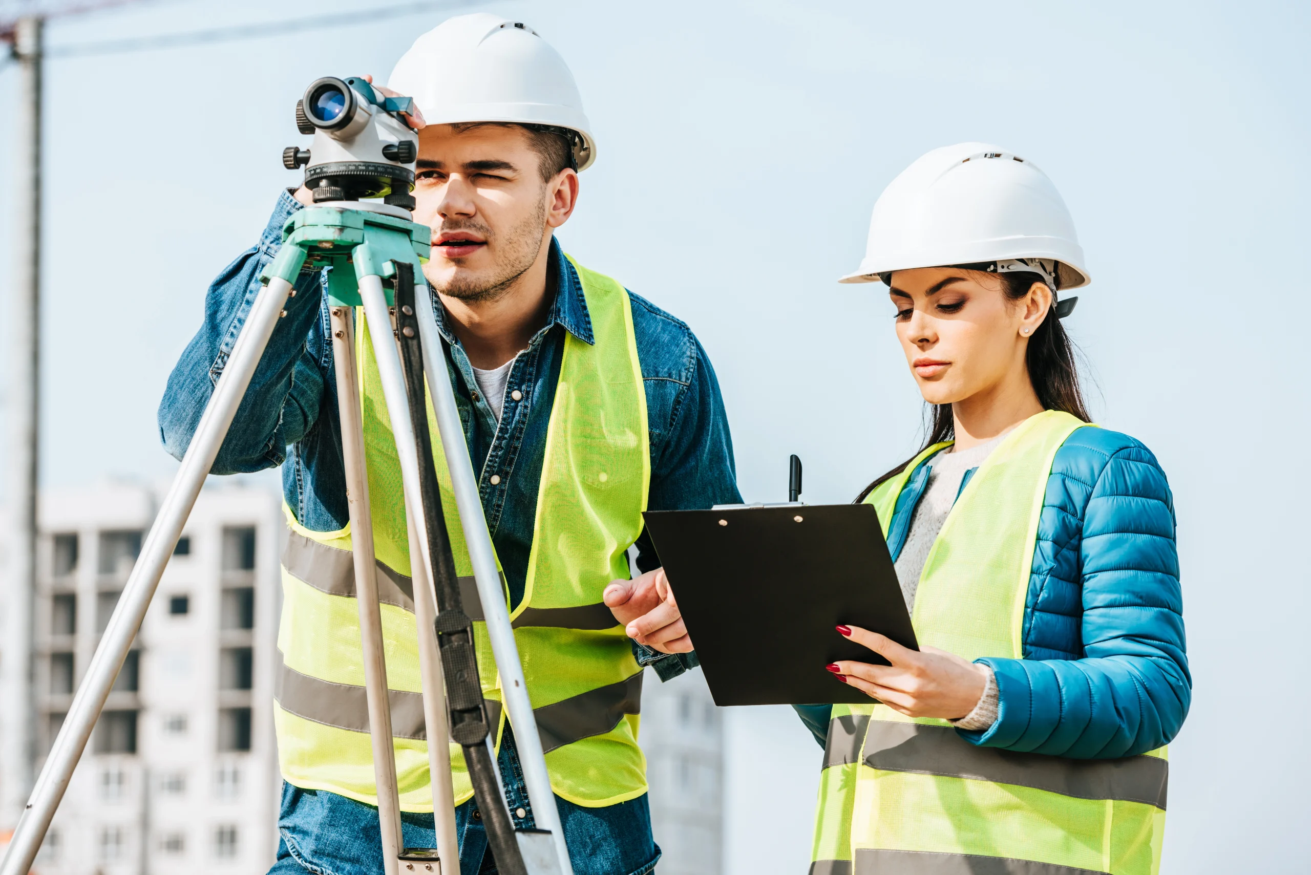surveyor-using-digital-level-while-colleague-writi-2024-11-07-15-55-51-utc